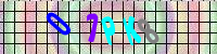 Blue Captcha Image