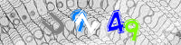Blue Captcha Image