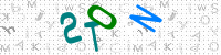 Blue Captcha Image